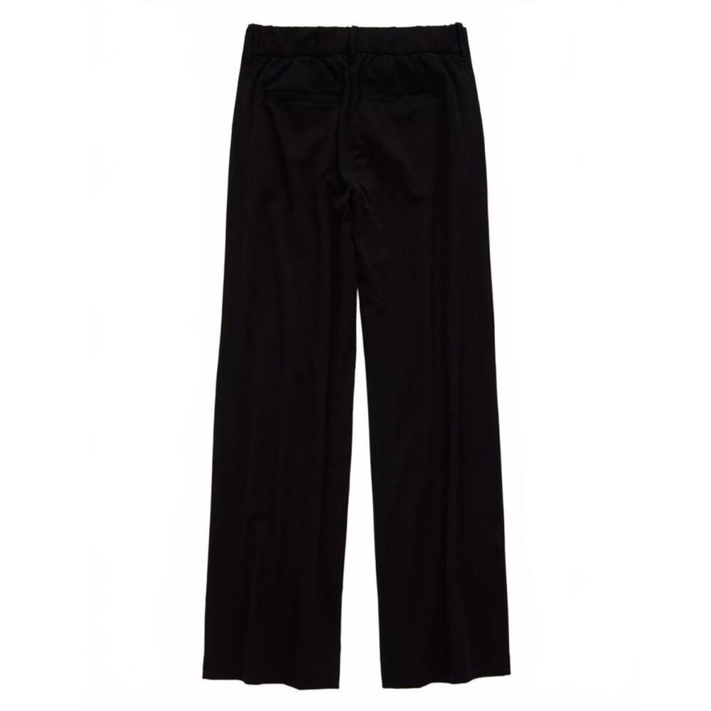 American Eagle Outfitters Black Wide-Leg Pants Poppy Trouser - Picture 4 of 9
